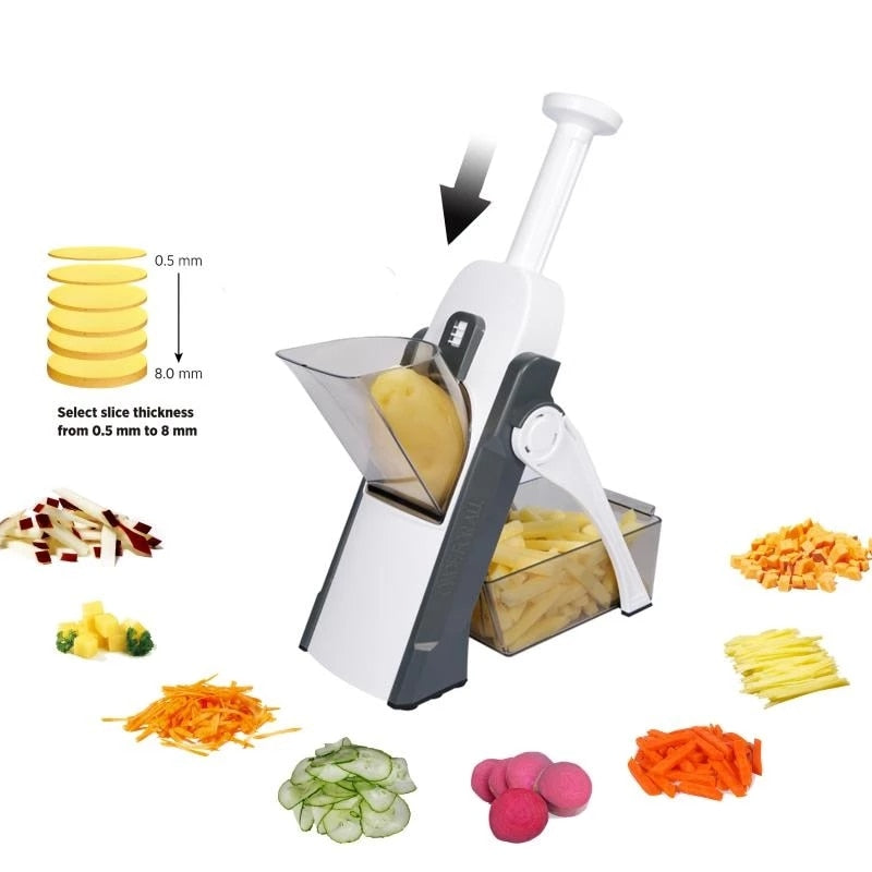 Vegetables Cutter With 3 Different Cuts – Healthy Italia