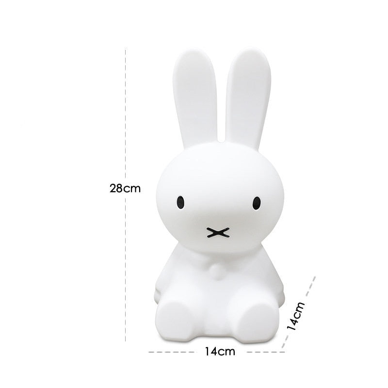 Cute Rabbit LED Night Light – Home Plus Control Remote Home