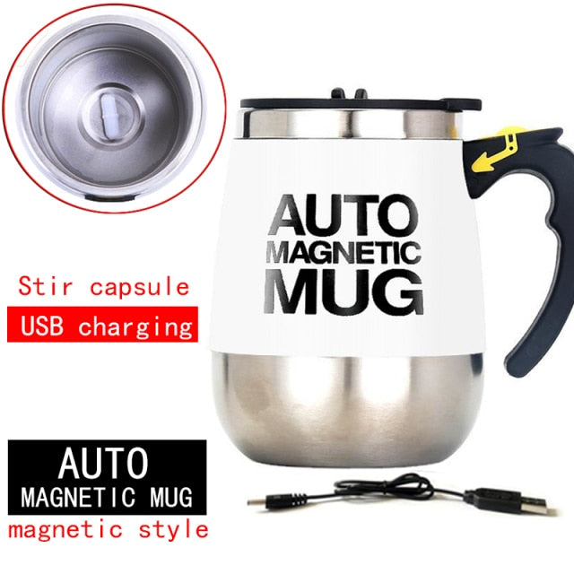 380ml Automatic Stirring Magnetic Mug – BlueBalsamApothecary